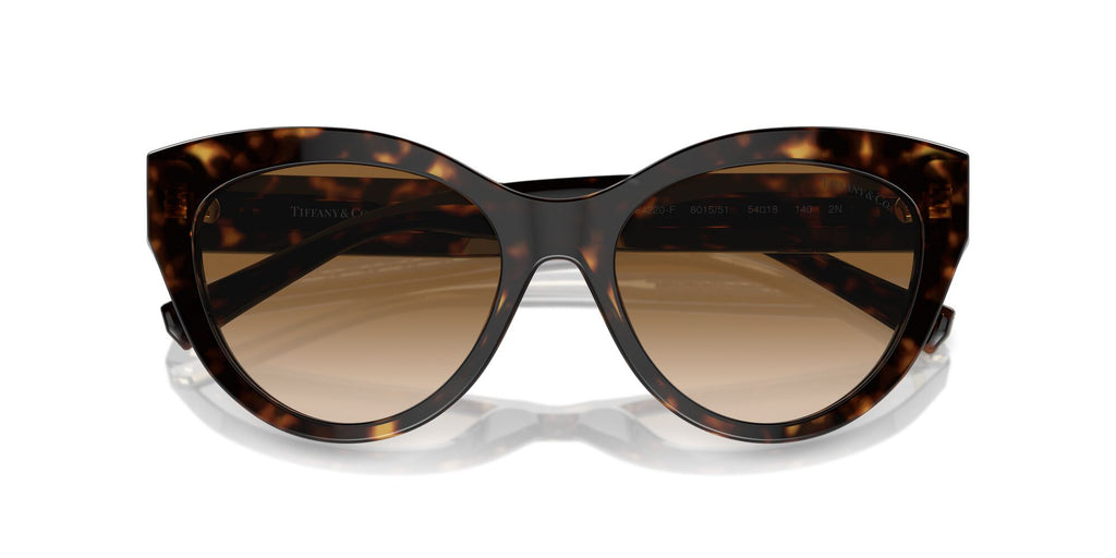 Tiffany 0TF4220F 801551 54 Havana / Clear Gradient Brown