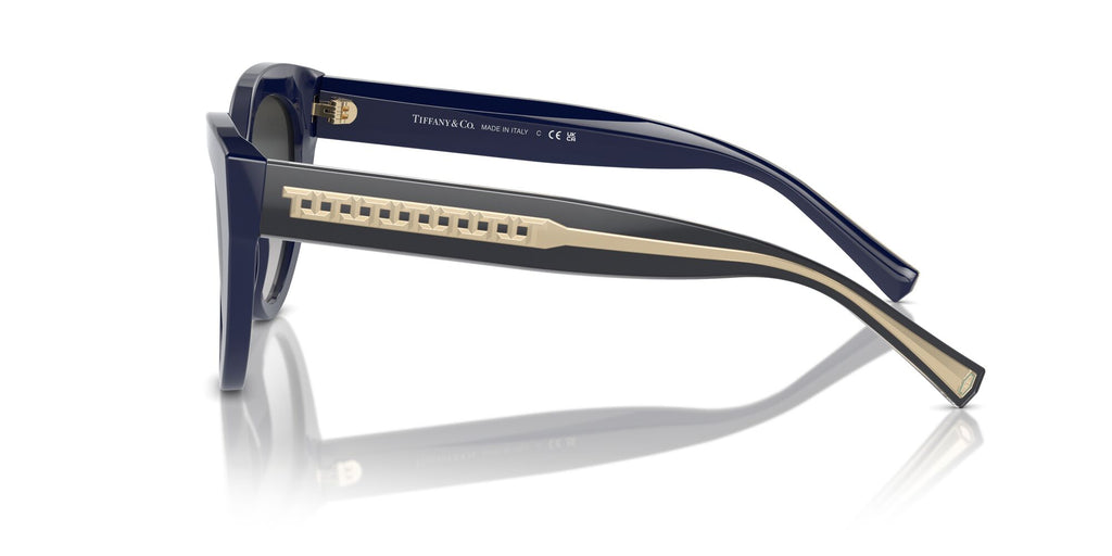 Tiffany 0TF4220F 83963C 54 Solid Dark Blue / Grey Gradient