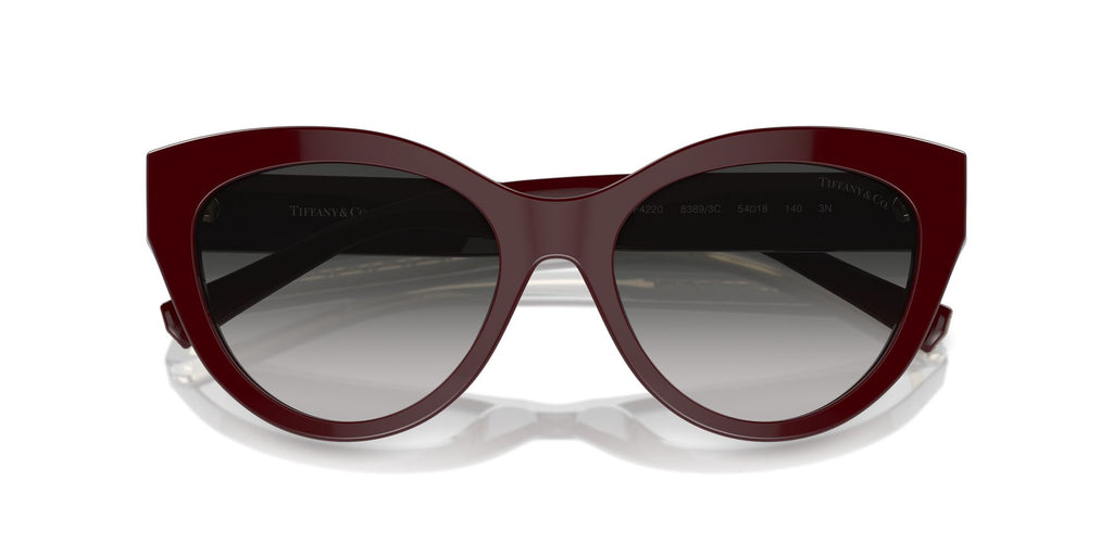 Tiffany 0TF4220 83893C 54 Burgundy / Grey Gradient