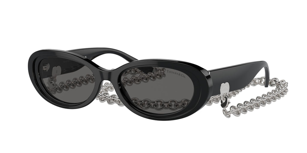 Tiffany 0TF4221F 8001S4 54 Black / Dark Grey