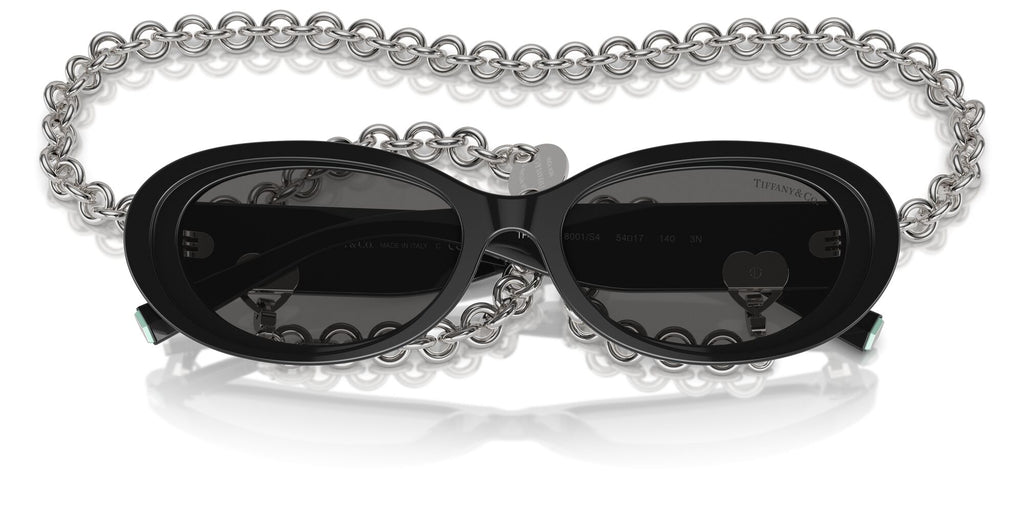 Tiffany 0TF4221F 8001S4 54 Black / Dark Grey