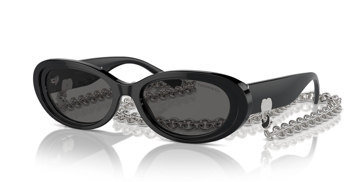 Tiffany 0TF4221F 8001S4 54 Black / Dark Grey