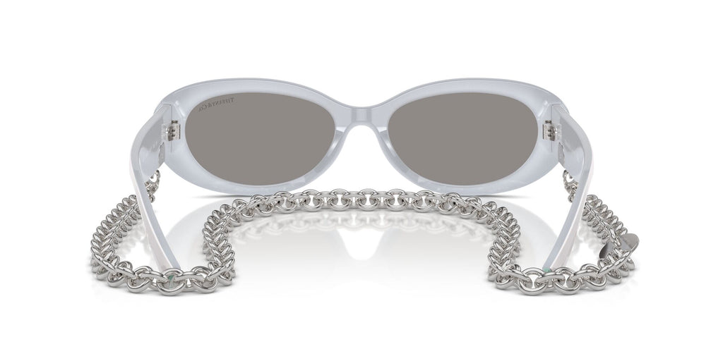 Tiffany 0TF4221 84106G 54 Silver Metallic / Light Grey Mirror Silver
