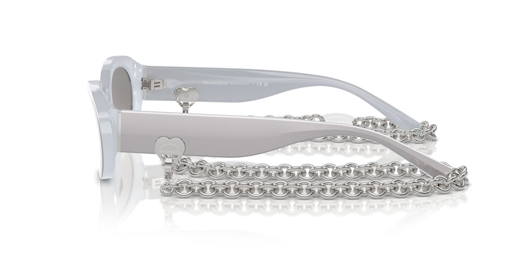 Tiffany 0TF4221 84106G 54 Silver Metallic / Light Grey Mirror Silver