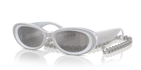 Tiffany 0TF4221 84106G 54 Silver Metallic / Light Grey Mirror Silver