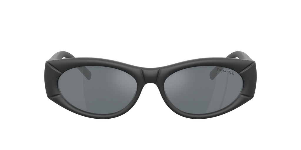 Tiffany 0TF4222U 84136G 55 Black Rubberized / Grey Mirror Black