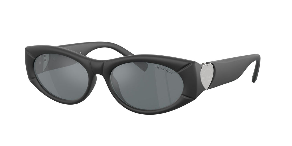 Tiffany 0TF4222U 84136G 55 Black Rubberized / Grey Mirror Black