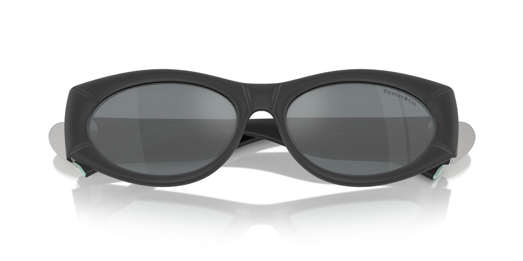 Tiffany 0TF4222U 84136G 55 Black Rubberized / Grey Mirror Black