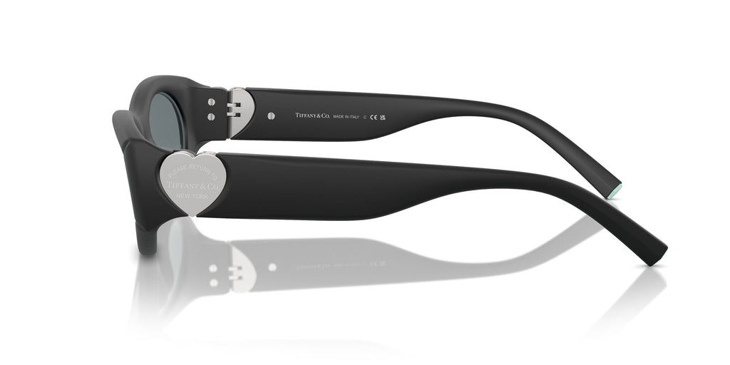 Tiffany 0TF4222U 84136G 55 Black Rubberized / Grey Mirror Black