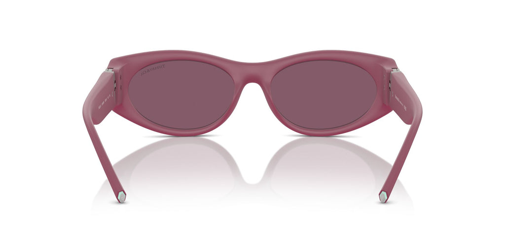 Tiffany 0TF4222U 8416AK 55 Fuchsia Rubberized / Violet Internal Mirror Silver