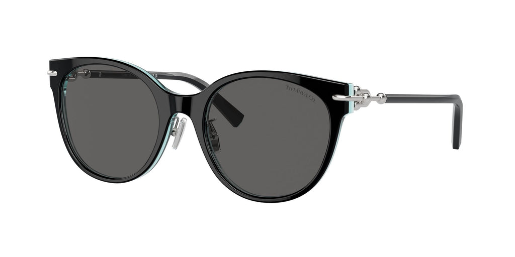 Tiffany 0TF4223D 8285S4 54 Black On Crystal Tiffany Blue / Dark Grey