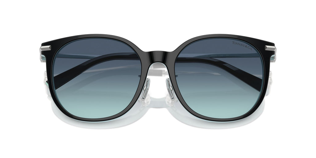Tiffany 0TF4224D 80559S 56 Black On Tiffany Blue / Azure Gradient Blue