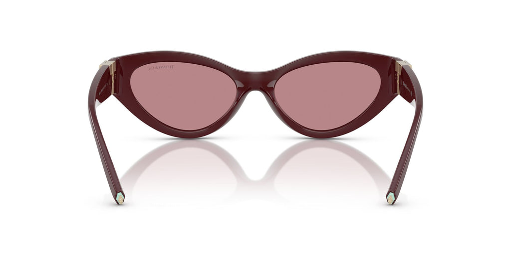 Tiffany 0TF4225U 838930 54 Burgundy / Pink Back Mirror Silver