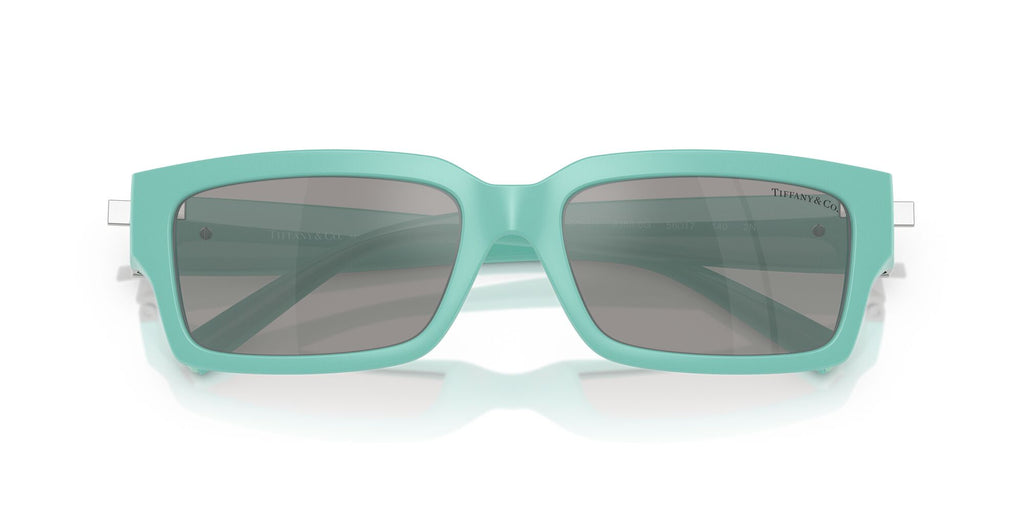 Tiffany 0TF4226U 83886G 56 Tiffany Blue / Light Grey Mirror Silver