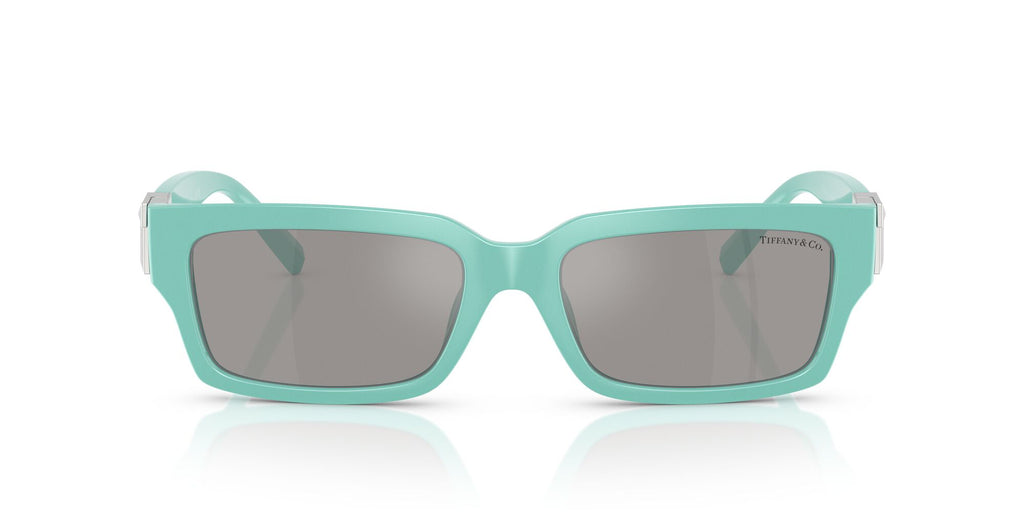 Tiffany 0TF4226U 83886G 56 Tiffany Blue / Light Grey Mirror Silver