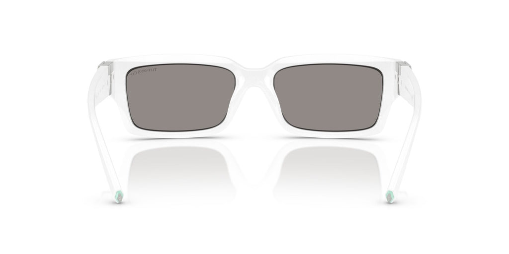 Tiffany 0TF4226U 83926G 56 Bright White / Light Grey Mirror Silver