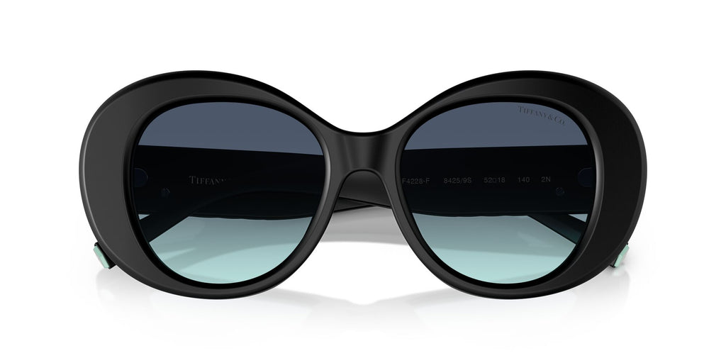 Tiffany 0TF4228F 84259S 52 Matte Black / Azure Gradient Blue