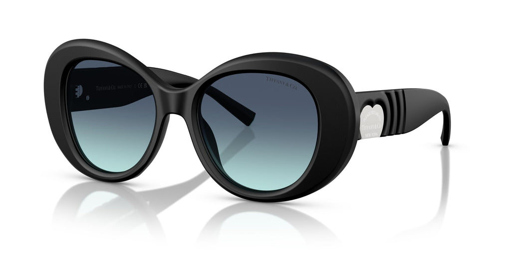 Tiffany 0TF4228F 84259S 52 Matte Black / Azure Gradient Blue