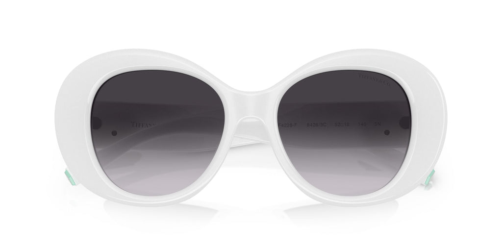Tiffany 0TF4228F 84263C 52 Opal White / Grey Gradient