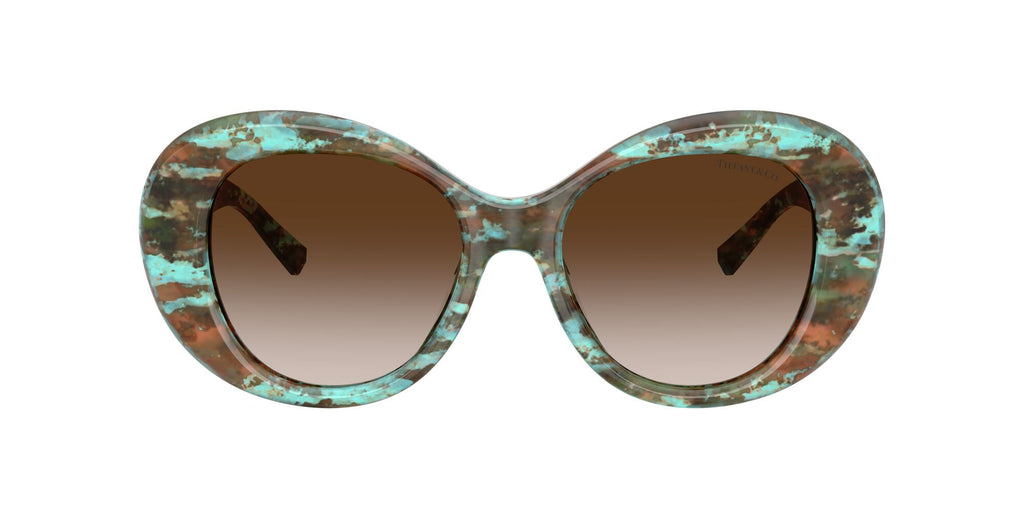 Tiffany 0TF4228 84223B 52 Havana Tiffany Blue / Brown Gradient