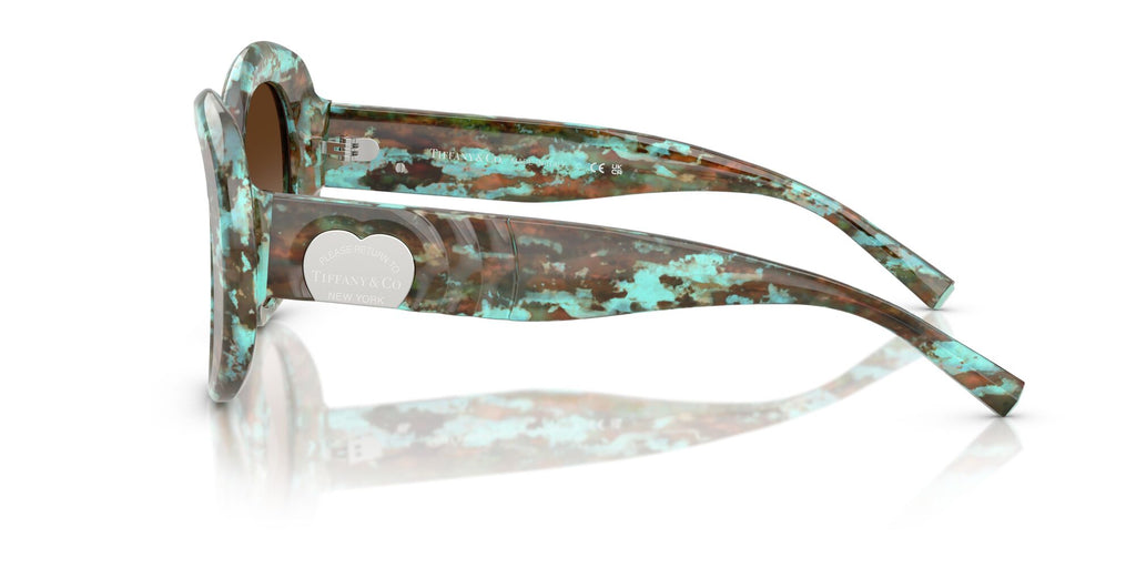 Tiffany 0TF4228 84223B 52 Havana Tiffany Blue / Brown Gradient