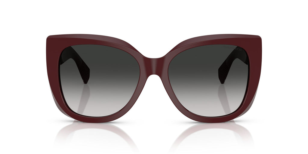 Tiffany 0TF4229F 83893C 55 Burgundy / Grey Gradient