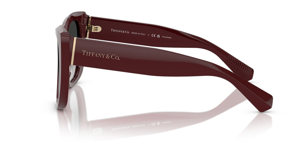 Tiffany 0TF4229F 83893C 55 Burgundy / Grey Gradient