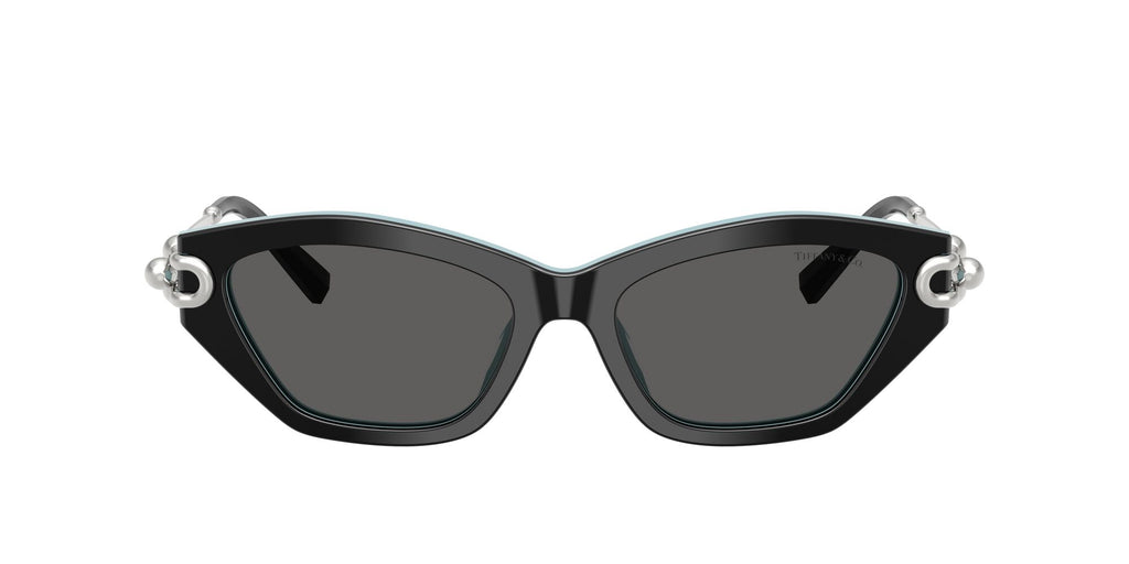 Tiffany 0TF4231U 8055S4 53 Black On Tiffany Blue / Dark Grey