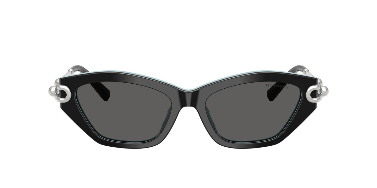 Tiffany 0TF4231U 8055S4 53 Black On Tiffany Blue / Dark Grey