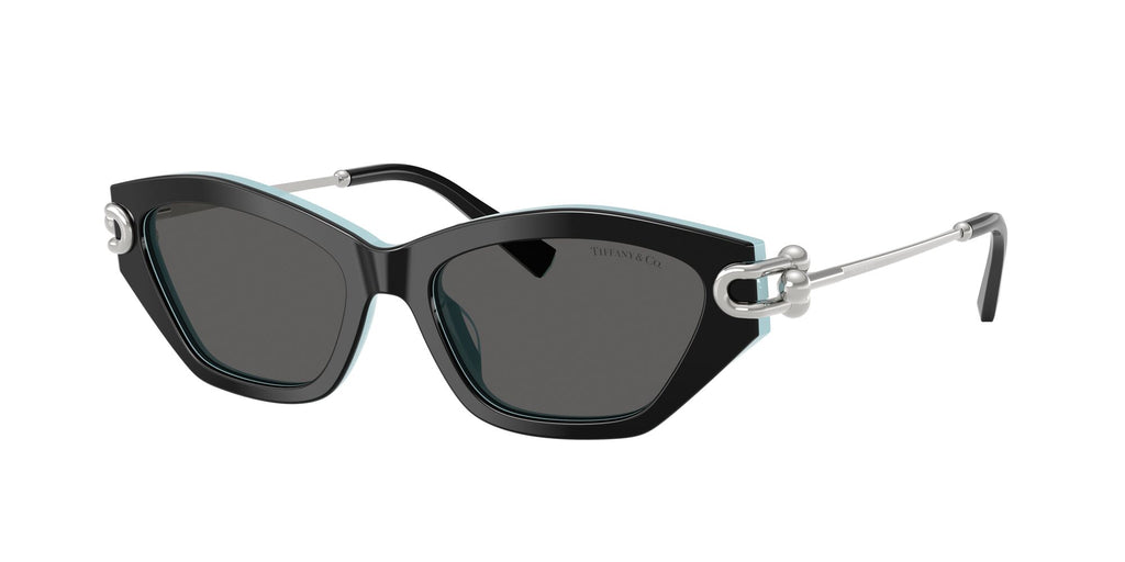 Tiffany 0TF4231U 8055S4 53 Black On Tiffany Blue / Dark Grey