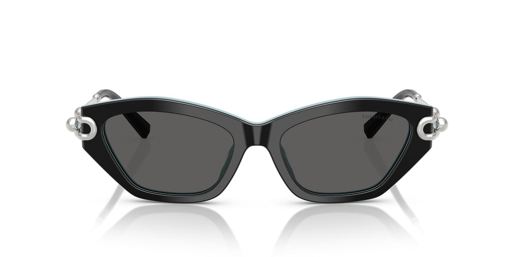 Tiffany 0TF4231U 8055S4 53 Black On Tiffany Blue / Dark Grey