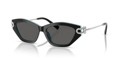 Tiffany 0TF4231U 8055S4 53 Black On Tiffany Blue / Dark Grey