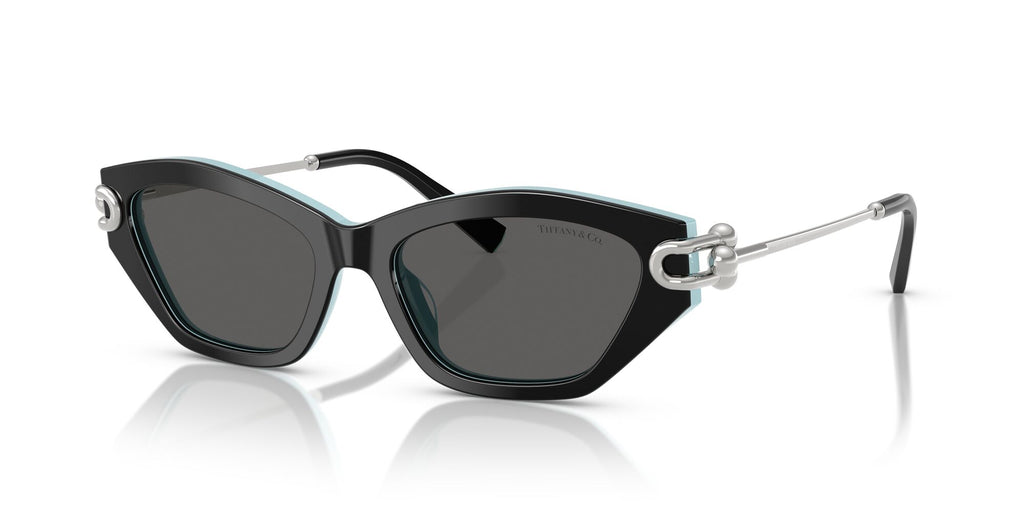 Tiffany 0TF4231U 8055S4 53 Black On Tiffany Blue / Dark Grey