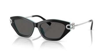Tiffany 0TF4231U 8055S4 53 Black On Tiffany Blue / Dark Grey