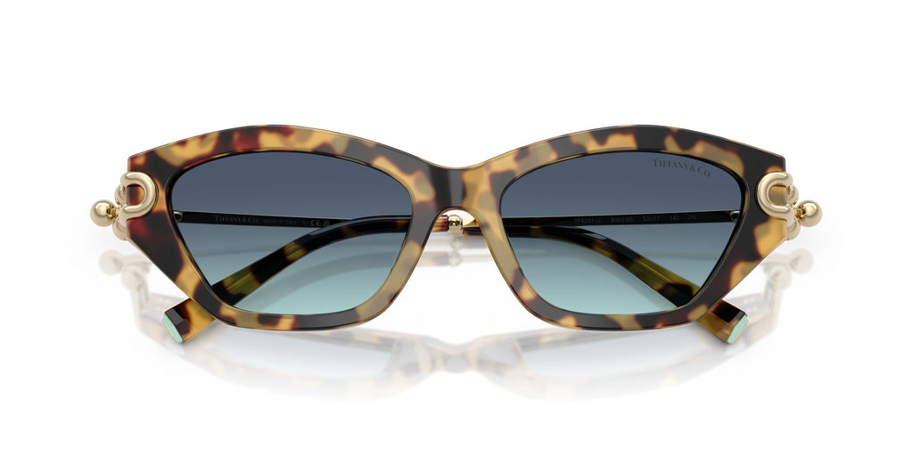 Tiffany 0TF4231U 80649S 53 Yellow Havana / Azure Gradient Blue