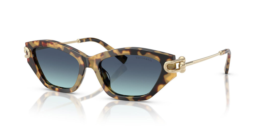 Tiffany 0TF4231U 80649S 53 Yellow Havana / Azure Gradient Blue