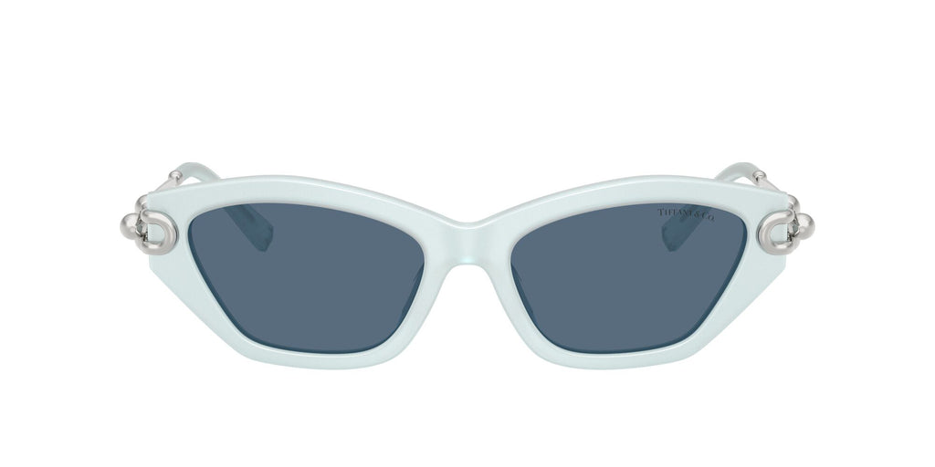 Tiffany 0TF4231U 843680 53 Frosted Pale Sapphire / Dark Blue