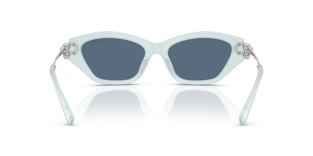 Tiffany 0TF4231U 843680 53 Frosted Pale Sapphire / Dark Blue