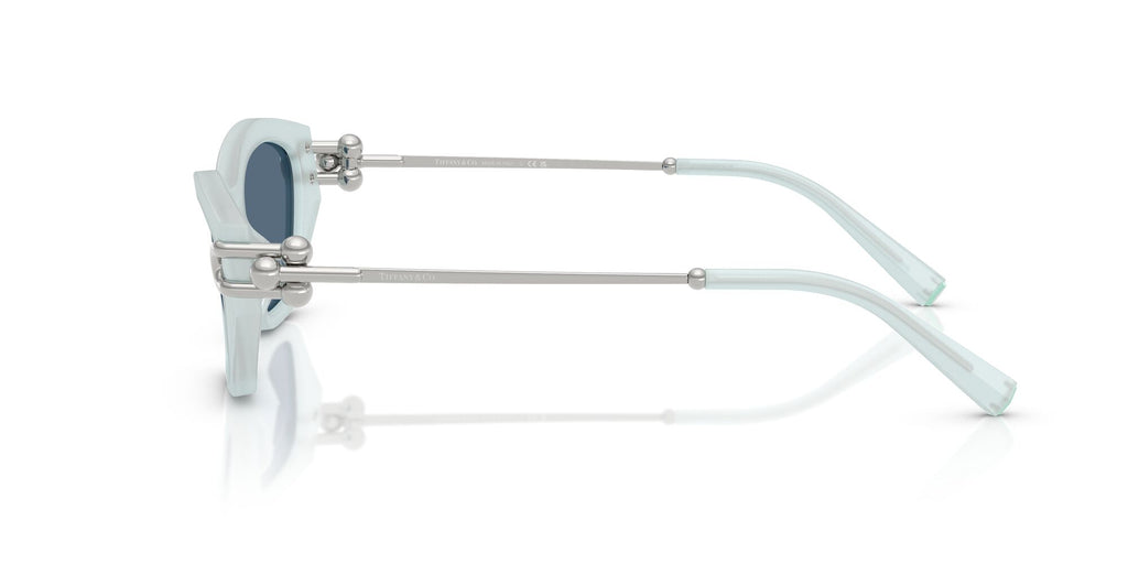 Tiffany 0TF4231U 843680 53 Frosted Pale Sapphire / Dark Blue