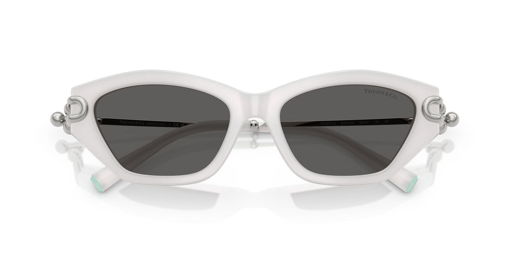 Tiffany 0TF4231U 8437S4 53 Frosted Star White / Dark Grey