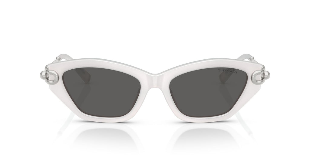 Tiffany 0TF4231U 8437S4 53 Frosted Star White / Dark Grey
