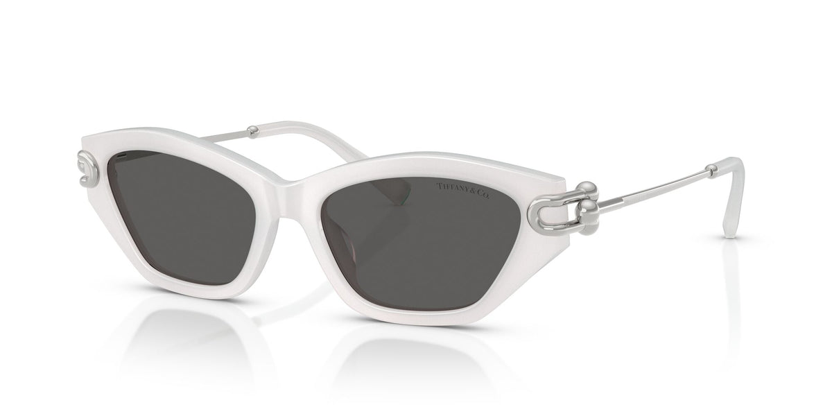 Tiffany 0TF4231U 8437S4 53 Frosted Star White / Dark Grey