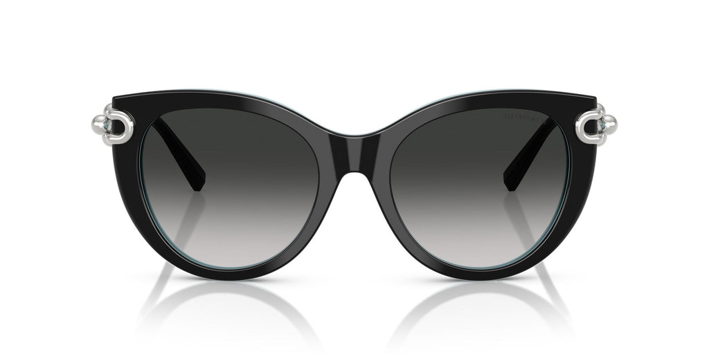 Tiffany 0TF4232 80553C 53 Black On Tiffany Blue / Grey Gradient