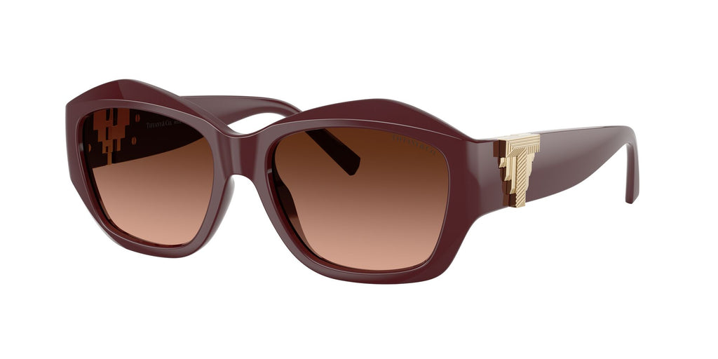Tiffany 0TF4233U 83895M 54 Burgundy / Pink Gradient Grey