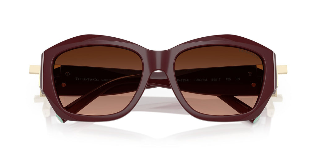 Tiffany 0TF4233U 83895M 54 Burgundy / Pink Gradient Grey