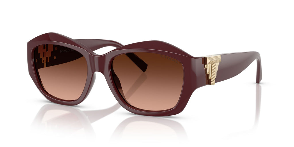 Tiffany 0TF4233U 83895M 54 Burgundy / Pink Gradient Grey