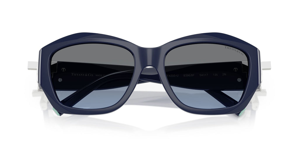 Tiffany 0TF4233U 83968F 54 Solid Dark Blue / Blue Gradient Grey