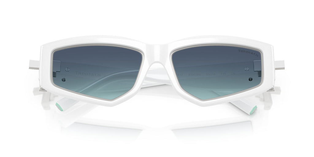 Tiffany 0TF4234U 83929S 55 Bright White / Azure Gradient Blue
