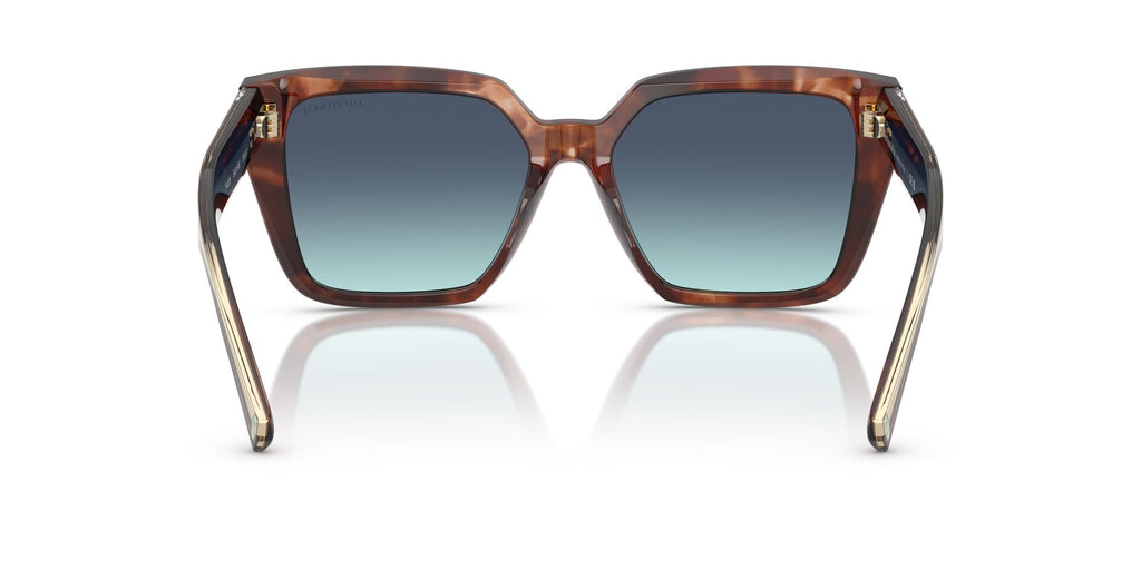 Tiffany 0TF4235 84219S 55 Spotted Brown Havana / Azure Gradient Blue