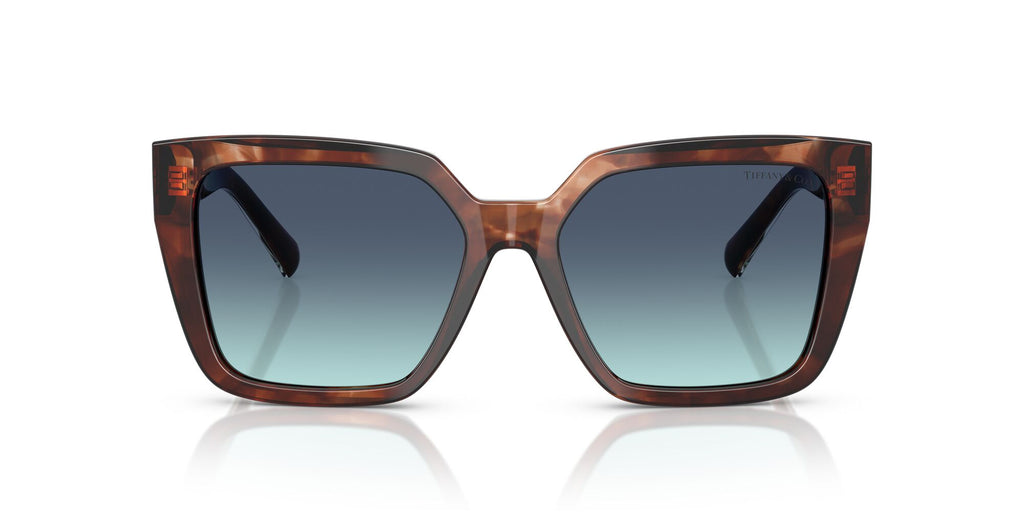 Tiffany 0TF4235 84219S 55 Spotted Brown Havana / Azure Gradient Blue